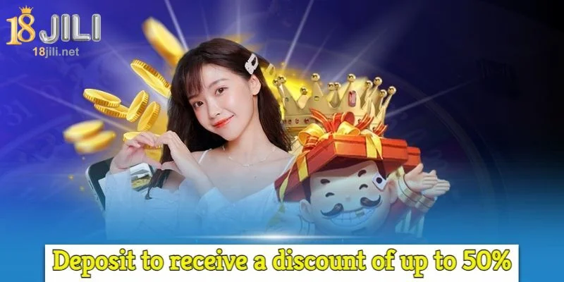 Deposit to receive a discount of up to 50%