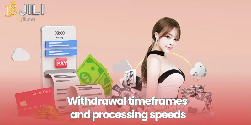 Withdrawal timeframes and processing speeds